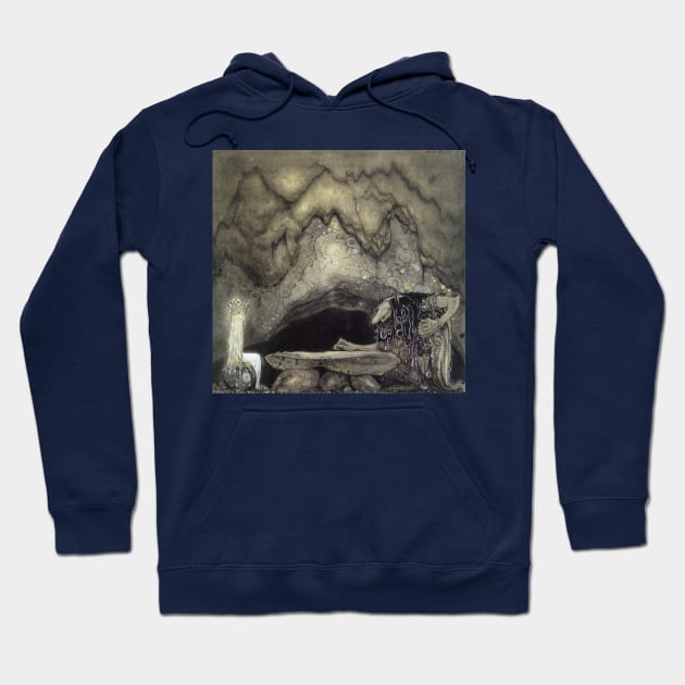 The Boy and the Trolls, or the Adventure - John Bauer Hoodie by forgottenbeauty